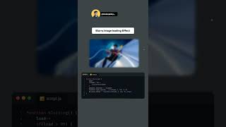 Blurry image loading effect by JavaScript #javascript #tutorial #webdevelopment