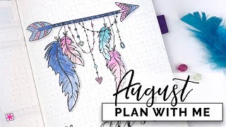 Plan With Me || August 2018 || Bullet Journal