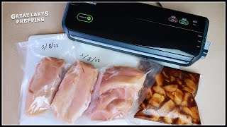 Vacuum Sealing Chicken Breasts for Freezing with FoodSaver (whole, strips, and marinated)