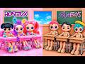 Cardboard and Fluffy Huntrix in School! Crafting with LaLiLu!