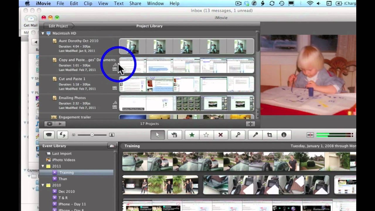 Moving imovie files to Safe Location (to free space) YouTube