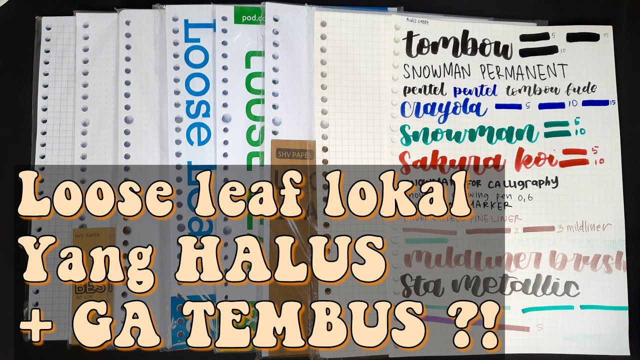 My Top Favorite Local Loose Leaf (Indonesia) camera iphone 8 plus apk