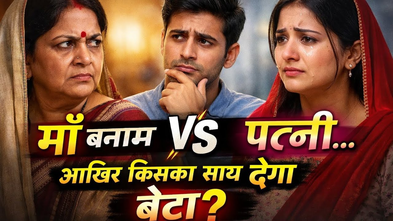 माँ बनाम पत्नी 😱 आखिर किसका साथ देगा बेटा? | दिल छू लेने वाली कहानी