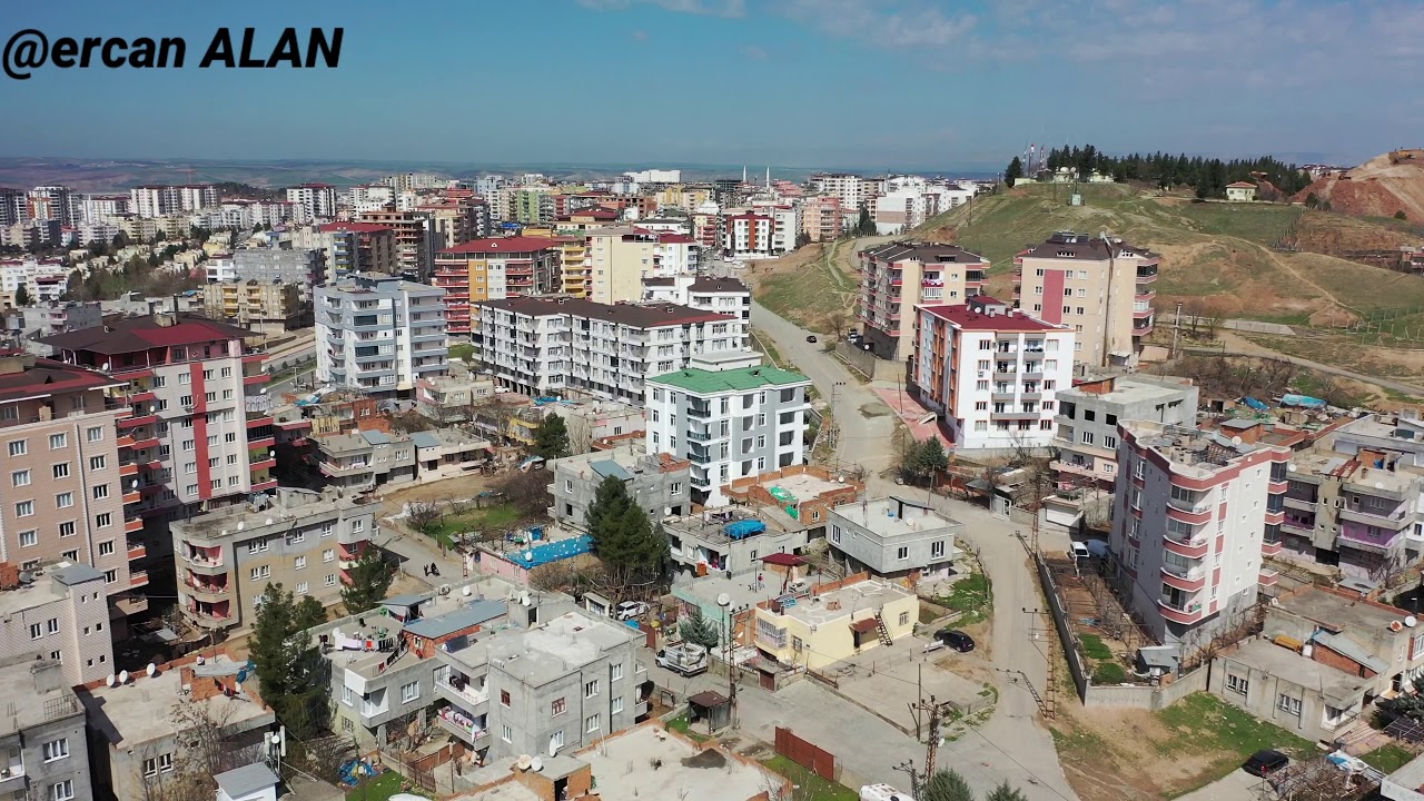 Batman kuş bakışı dron çekimi 4K