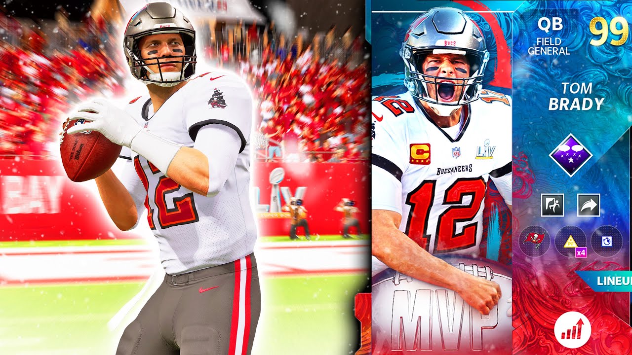 99 OVR TOM BRADY IS GREATNESS PERSONIFIED (G.O.A.T.) - Madden 21 Ultimate Team "Super Bowl Present"