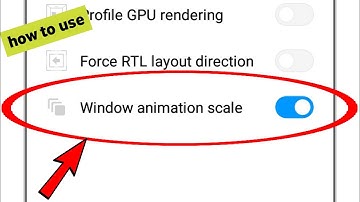 how to use window animation scale setting / Developer option setting || @TechnicalShivamPal