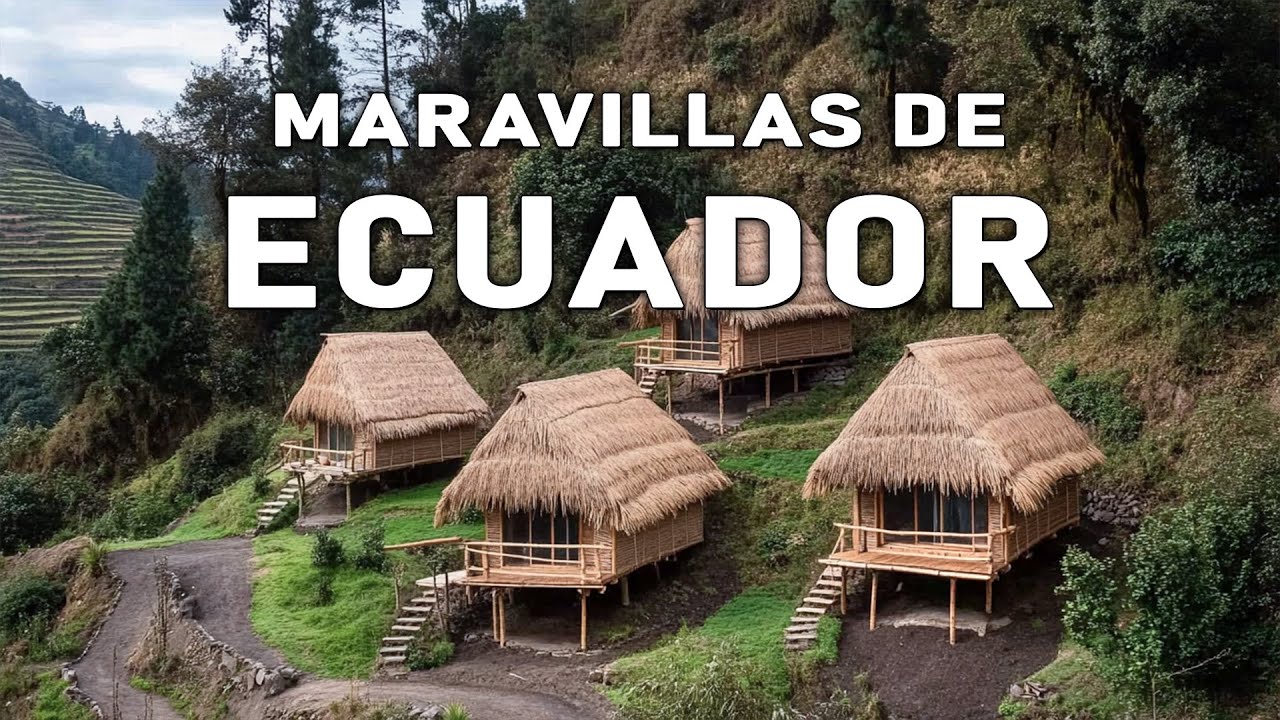 MARAVILLAS DE ECUADOR | Lugares increíbles y secretos del país de los volcanes | Viajes en 4K