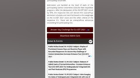 CUCET ANSWER KEY 2021|CUCET ANSWER KEY OUT |CUCET 2021 ANSWER KEY CHALLENGE #CUCET2021ANSWERKEY