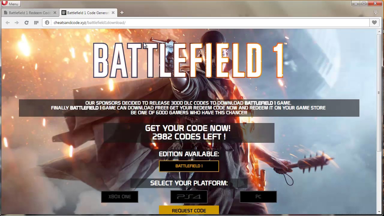 Battlefield 1 ps4 digital code Clearance