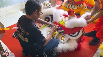 Lễ Khai Quang Điểm Nhãn Lân Sư Rồng Gia Thắng 2024 - Nghi Thức Cúng Tổ Tại Gia | Múa Lân Tết 2024