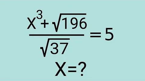 International mathematics olympiad question l Find X=? l advanced maths l olympiad mathematics 