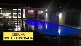 OUR RED CENTRE CARAVAN AT CEDUNA FORESHORE CARAVAN PARK - SOUTH AUSTRALIA