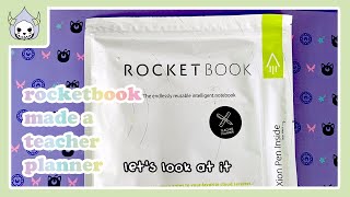 Taking a Look at the Rocketbook Teacher Planner ~ Good for Homeschool