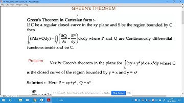 Vector integral Theorem by sk abdul shakeer