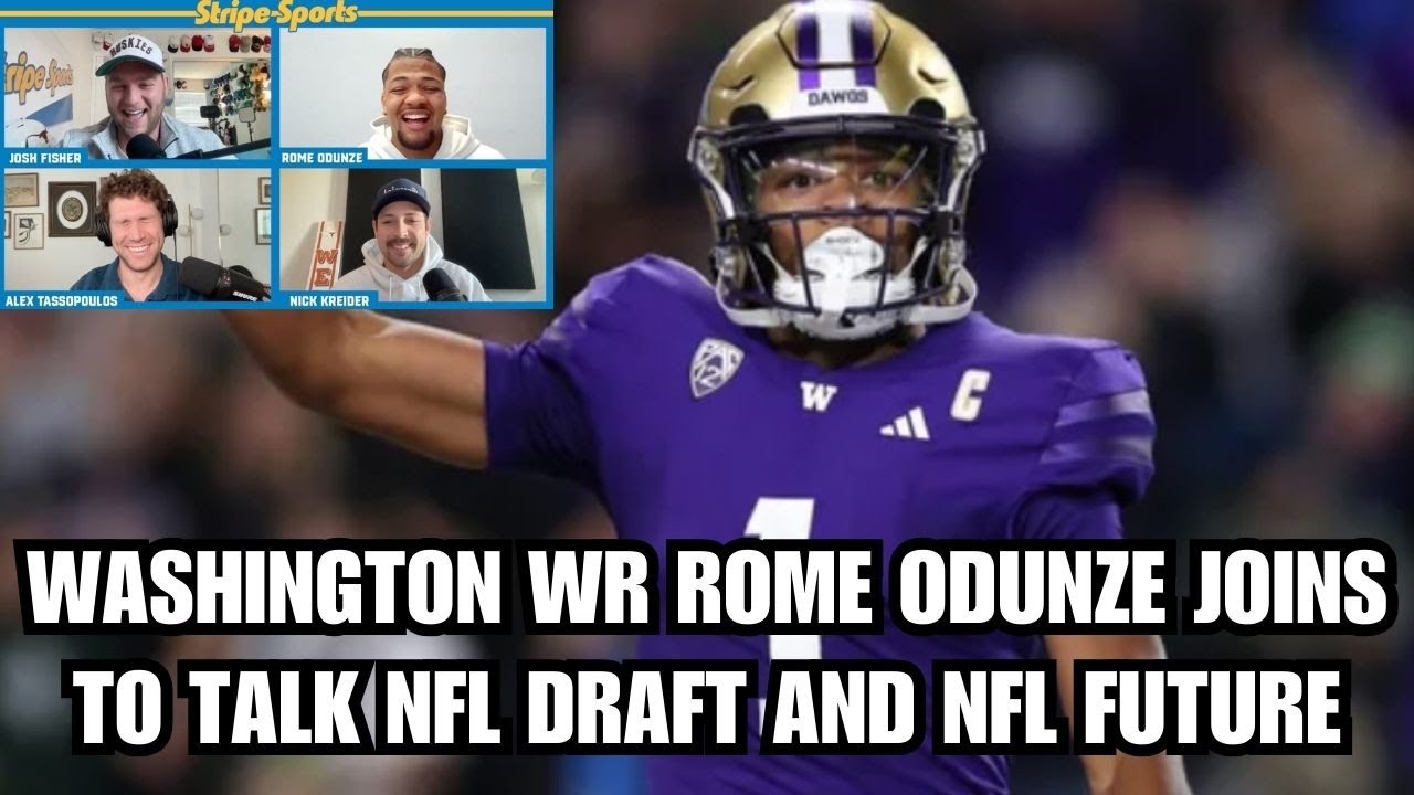 Washington WR Rome Odunze Joins To Talk NFL Draft & NFL Future