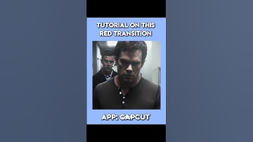CAPCUT | Tutorial on red transition🔥 | #capcut #edit #viralshorts #trend