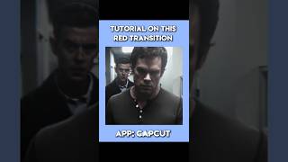 Capcut Tutorial On Red Transition