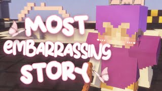 My MOST Embarrassing Story... || Solo Bedwars Commentary