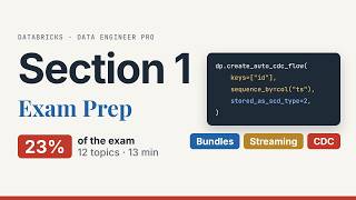 Databricks Bundles, Pipelines, Jobs & Streaming | Data Engineer Professional Exam · Section 1 News