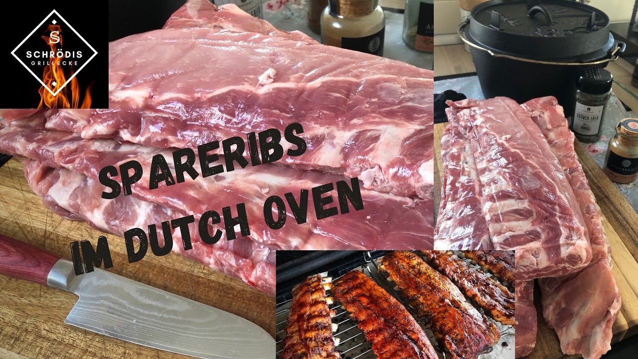 SPARERIBS im Dutch Oven FT9 von Petromax I Rippchen auf dem Gasgrill selber machen | Lecker !