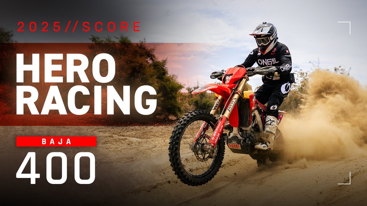 Hero Racing принимает участие в гонке SCORE BAJA 400 2025 года