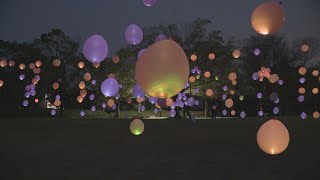 「非日常でワクワク」愛知・安城市の堀内公園で一夜限りの夜間営業　約2000球のイルミネーションきらめく