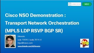 1. Cisco NSO Transport Service Orchestration (OSPF LDP RSVP BGP SR MPLS) (2019)