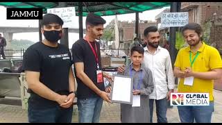 Aditya Khajuria President Climate Front Jammu organised Awareness Programme at G