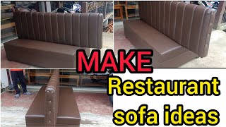 como Fiz Banco Booth diy capitonê sofá booth diy para restaurante ou  lanchonete fácil de fabricar 