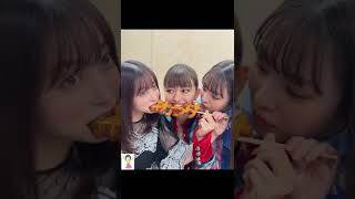 ＃shorts 橋本環奈 ＆ 山本舞香 ＆ 横田真悠 チュロスおいしそう 