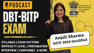 DBT-BITP Exam 2025 Full Guidance | Strategy, Syllabus, Companies ft. Anjali Sharma