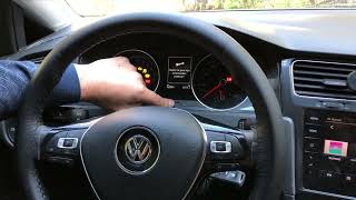 Volkswagen e-Golf 2017 скидання міжсервісного інтервалу