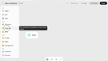 Step 1: Start and Guardrail Nodes | Getting Started with OpenAI Agent Builder