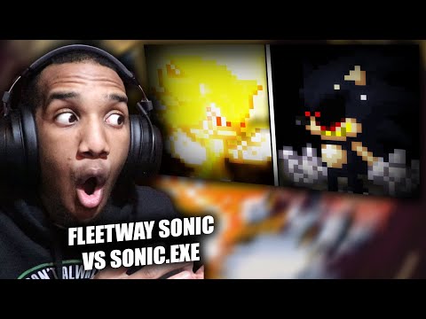 Fleetway Sonic vs Sonic EXE Reaction (from DedGrafic)
