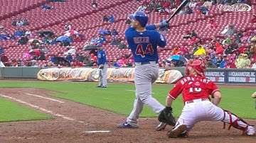 CHC@CIN: Rizzo hits ground-rule double to score run
