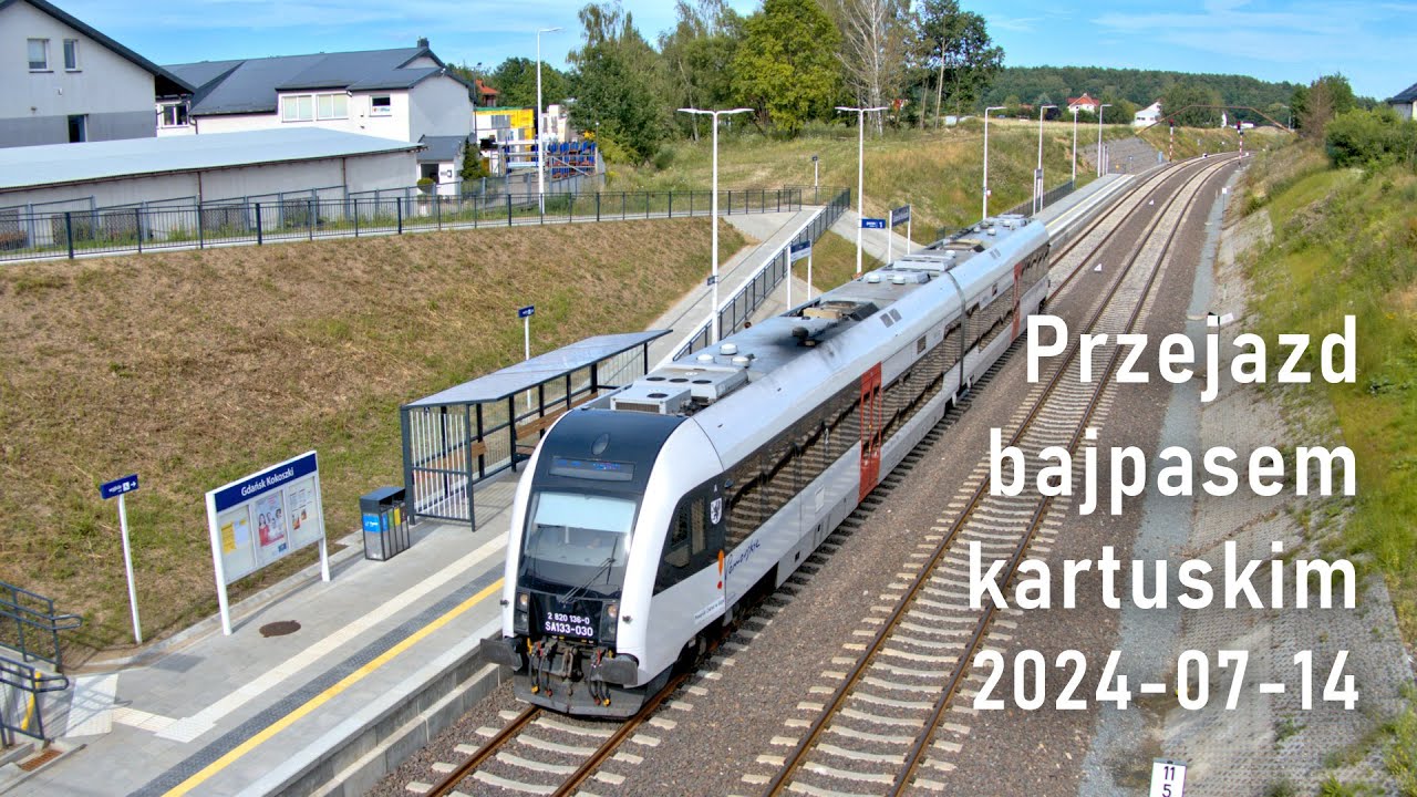 Przejazd bajpasem kartuskim - 2024-07-14