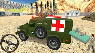 US Army Rescue Ambulance Driving Simulator: Transport Games - Android gameplay screenshot 5
