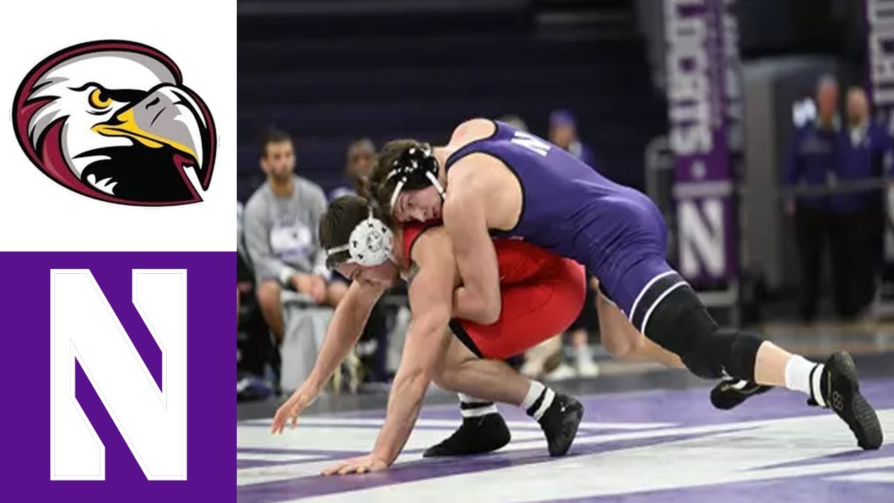Northwestern vs Lock Haven Full Duals Men's College Wrestling 2025