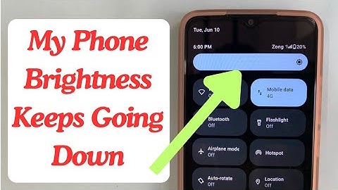 My Andriod Phone Brightness Keeps Changing By Itself | Fix Auto Brightness Problem on Android.