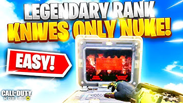 I DROPPED A LEGENDARY RANK NUKE with KNIVES ONLY!!! (HACHI KATANA GAMEPLAY!) COD Mobile