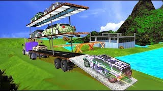 US Army Offroad Trailer Truck Transport Simulator (by Nautoriouz) Android Gameplay [HD] screenshot 2