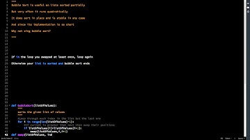 Bubble Sort Song and Code