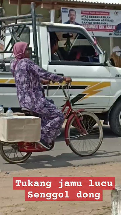 SEPEDA LUCU TUKANG JAMU!!
