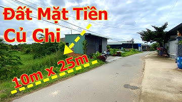 Đất Mặt Tiền xã Tân Thông Hội Củ Chi. Full thổ cư