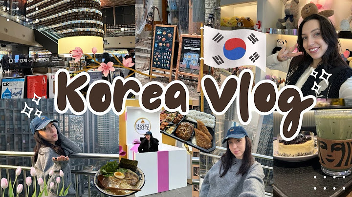KOREA VLOG 🇰🇷: mi PRIMERA vez en Seúl, EXPLORANDO la ciudad, matcha, MUCHA comida y más…🧋
