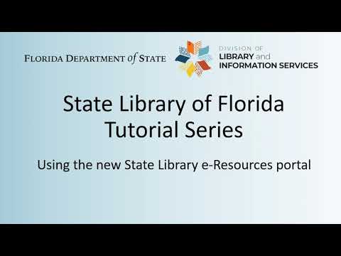 Using the new State Library e-Resources Portal