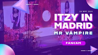 ITZY 'MR VAMPIRE' - Born To Be World Tour @Madrid [Fan Cam Tiendido Bajo Tier]