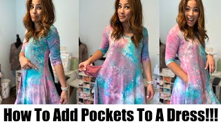 EASY Guide On How To Add Pockets To A Dress With Side Seams!