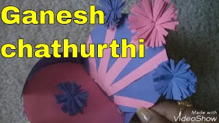 Simple Ganapathi decoration at home || Diy decoration ideas