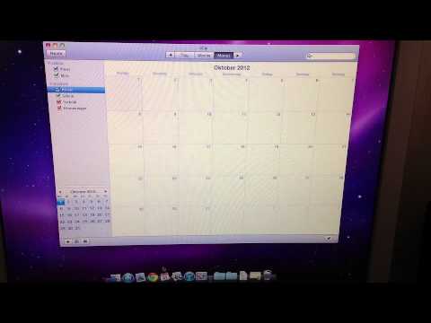 iCal mit iCloud synchronisieren unter Mac iOS X Snow Leopard